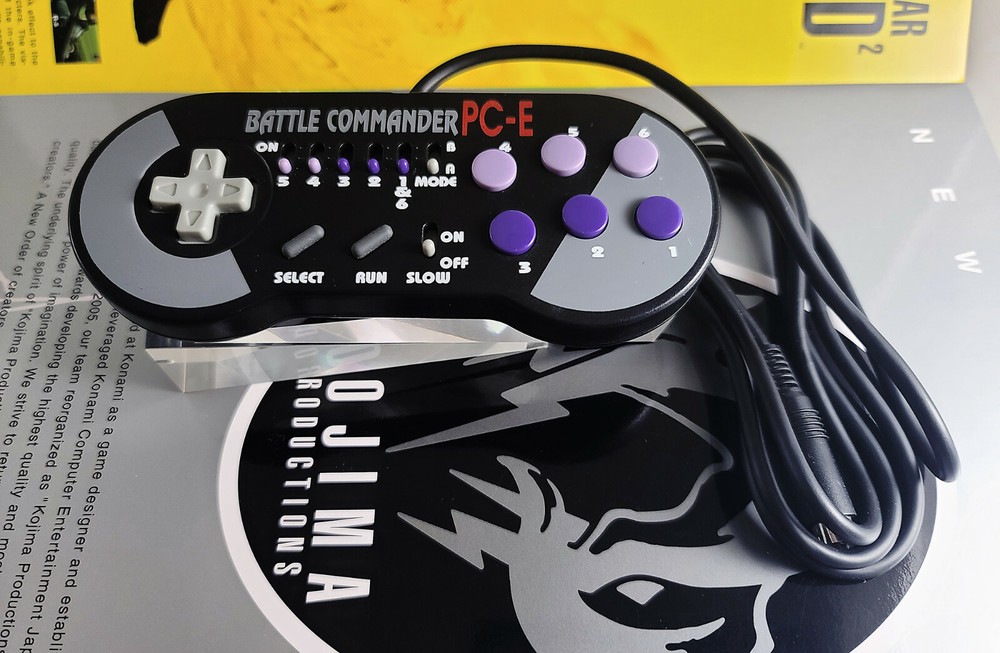 PC Engine Battle Commander PC-E 6 Button Controller PCエンジン