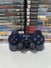 Sony PS2 MIDNIGHT BLUE Wired Controller OEM DualShock PlayStation 2 AUTHENTIC