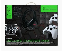 Nyko Deluxe Master Pak Xbox Series X S Charging Dock Headset Battery Kit