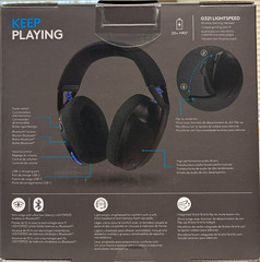 Logitech – G321 – Lightspeed Wireless Bluetooth Gaming Headset – Black