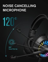 Auriculares Para Juegos Con Sonido Envolvente 7.1 Para PC PS4 PS5 Switch