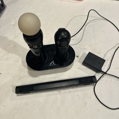 SONY 2pc Motion Controller & charging Base *FOR PARTS*