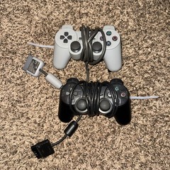 Official Sony PS2 Controller OEM PlayStation 2 DualShock 2 SET OF TWO