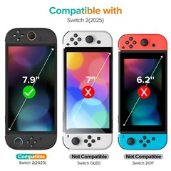 Ivoler 4-Pack Tempered Glass Screen Protector Designed For Nintendo Switch 2