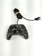 Power A Wired Controller Green Camo 1508490-03 for Xbox One & CABLE