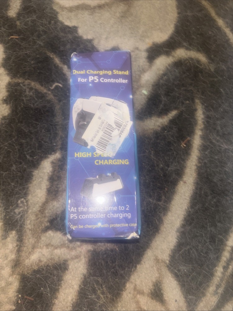 PS5 Dual Controller High Speed Charging Station White New In Box Free Shipping