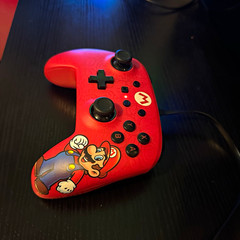 Nintendo Switch Wired Controller Mario Red Gamepad Ergonomic 10ft Cable