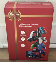 Multilayer Controller & Headset Stand Black for PS5 PS4 Switch Xbox One/Series
