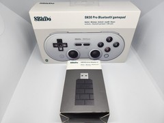 8BitDo SN30 Pro Bluetooth Controller Gray + USB Wireless Adapter 2 CIB Tested