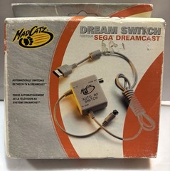 Dream Switch RF TV Adapter Switchbox For Sega Dreamcast Console New In Box Free