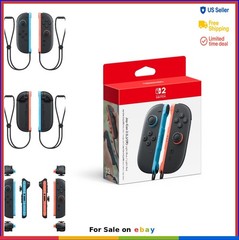 Joy-Con 2 Controllers Left Right Light Blue Light Red Bluetooth HD Rumble Mouse