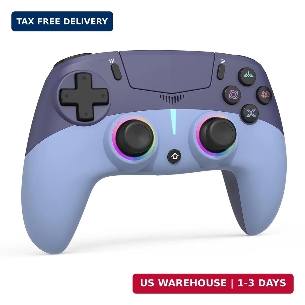 Wireless Controller for PS5, Compatible with PS5 Pro/Slim/PC, Dual Vibratio