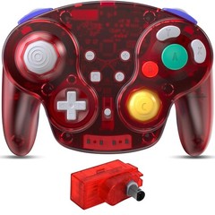 2.4 GHz Wireless GameCube Controller, for NGC GameCube Console (Built-in Rumble)