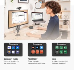 Stream Deck Mini: USB Productivity Booster with 6 Customizable Keys – Black