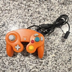 Orange Wired GameCube Controller for Nintendo Console with Start/Pause Button