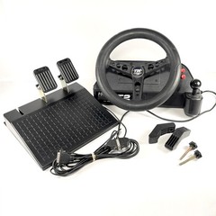 Vintage Thrustmaster Formula T2 PC Gaming Steering Wheel w/Pedals- Untested