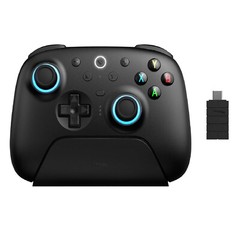 8BitDo Ultimate 2 Bluetooth Controller with Hall Effects + Charging Dock – Black
