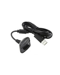 USB Play Charging Cable Charger For Xbox 360 Wireless Game Controller Black New