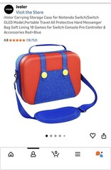 iVoler Super Mario Design Nintendo Switch 1/OLED Model – NO STRAP INCLUDED