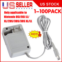LOT AC Adapter Home Wall Charger Cable For Nintendo 3DSLL/NDSI/NDSILL System