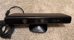Official Microsoft Xbox 360 Kinect Motion Sensor Bar Black Model 1414 Not Tested