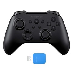 Versatile Wireless Game Controller for PC, Switch, iPhone, and Android – Black