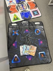 Psyclone Essentials dance pad/mat memory foam PS2/XBOX/GAMECUBE Bundle Games