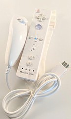 Mars Devices Motion Plus Controller And Nun Chuck In White For Wii And Wii 5Z