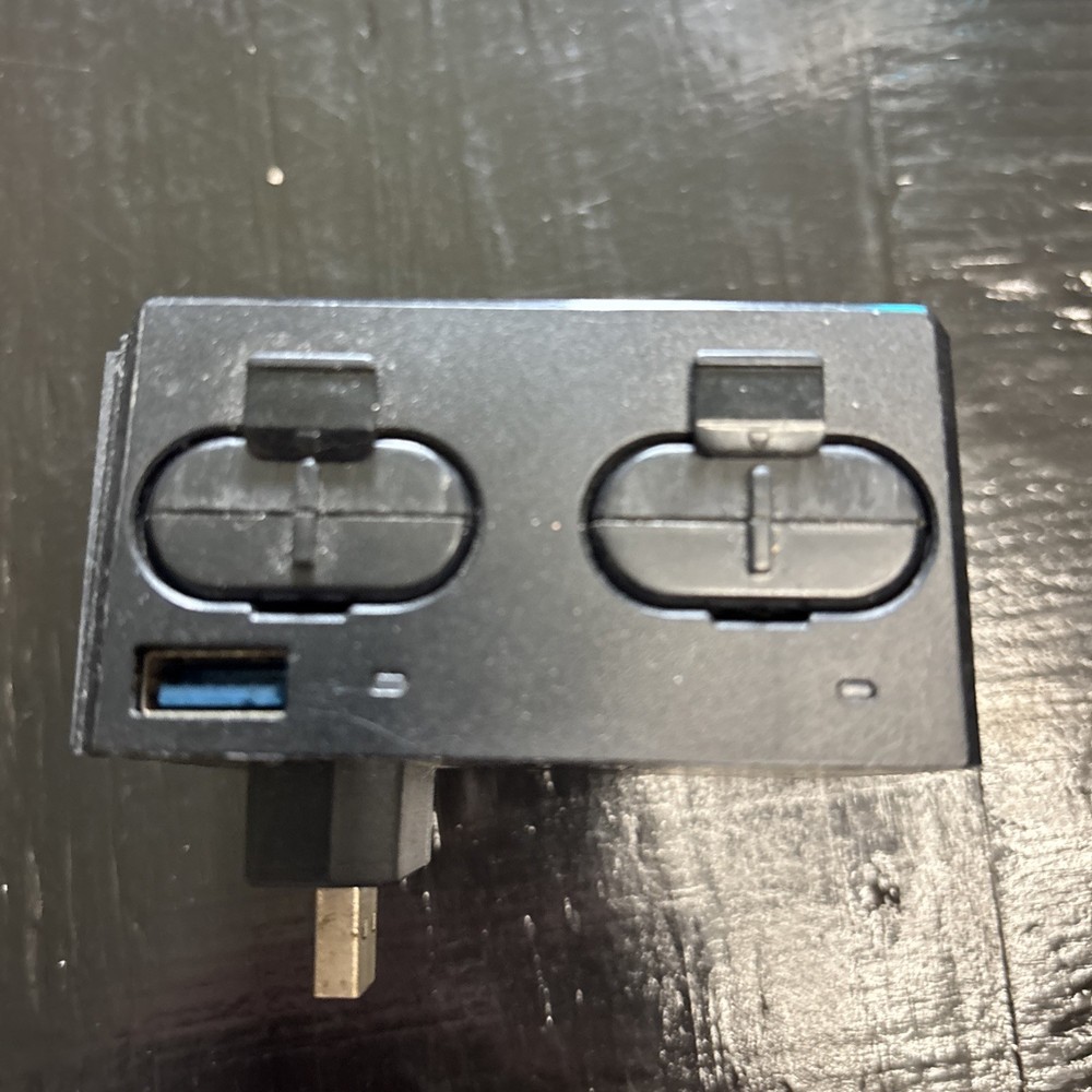 black Amazon Basics controller battery pack charger designed for Xbox One