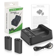 For XBox One Series X/S Controller USB Charger Station Dock Rechargeable Battery