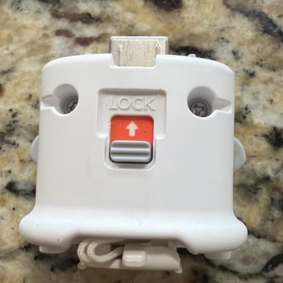 Nintendo Wii Remote Motion Plus Sensor Adapter White Official OEM (RVL-026)