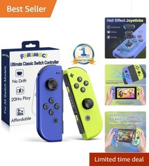 Ergonomic Wireless Controller for Switch & OLED: Immersive Gyro Motion Control