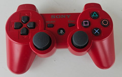 Sony PS3 Sixsaxis dualshock 3 Controller Red OEM – Tested -Clean