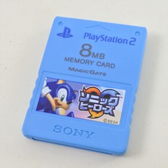 PS2 Memory Card 8MB Premium Series SONIC HEROES SCPH-10020 Playstation 2 2305