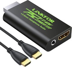 PS2 to HDMI Converter for Sony Playstation 2 to HDMI Adapter with 3.5Mm Headphon
