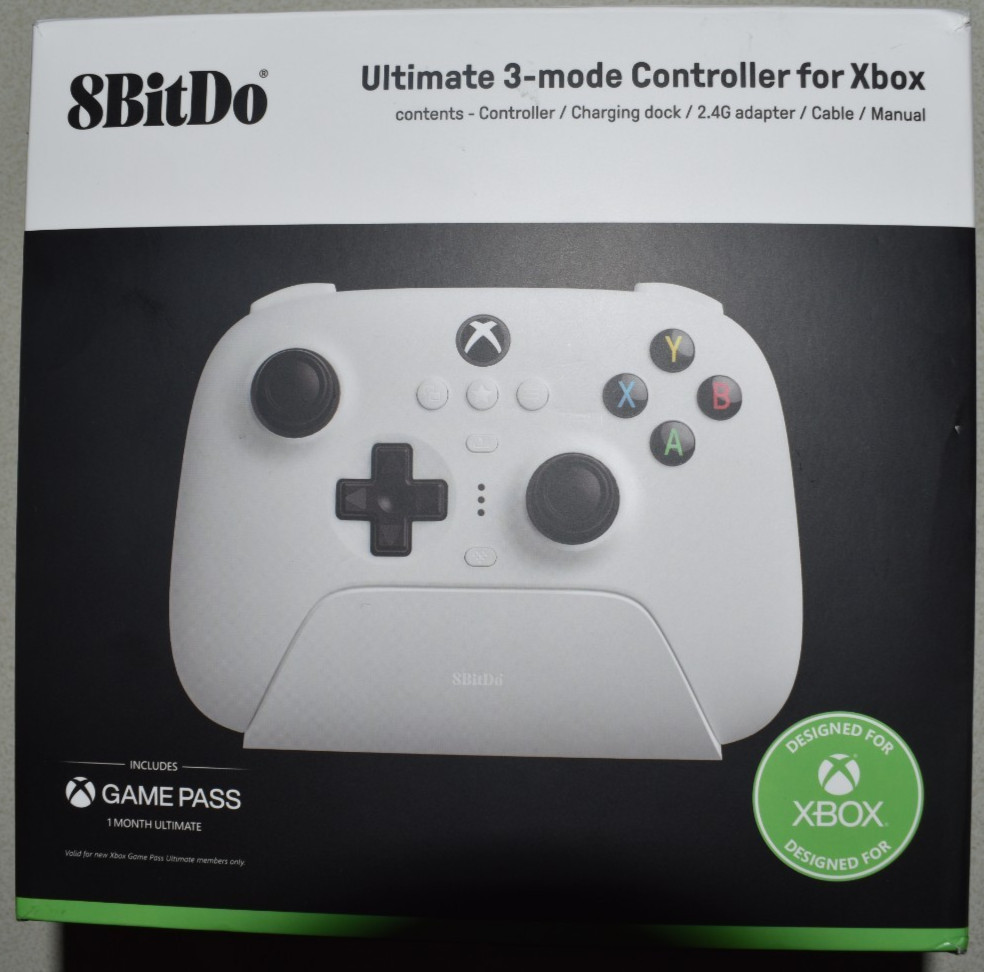 8BitDo Ultimate 3-Mode Controller -XBOX W/Charging Stand/ 1 Month Xbox Game Pass