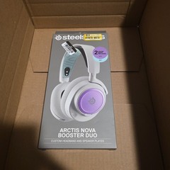 SteelSeries Exclusive Arctis Nova Booster Duo – Lilac/ Mint Colors – New/ Sealed
