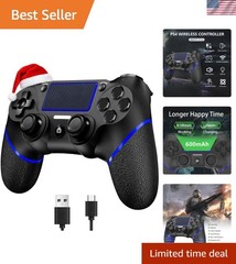 Upgraded Wireless Controller for Ps4 Gamepad Compatible with Ps4/Pro/Slim/Win…