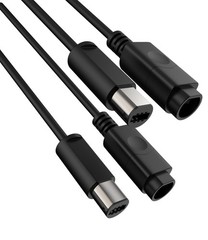 Comfortable Gaming with 6.6ft Wii/Gamecube Controller Extension Cables – 2 Pack