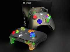 Microsoft Xbox One Controller – Lunar Shift – with custom LED mod – Great GIFT