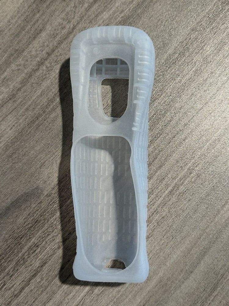 Unbranded Clear Nintendo Wii Controller Remote Rubber Silicone Cover Sleeve Grip