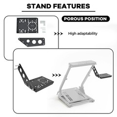 Zootopo Racing Shifter Mount for Part Racing Wheel Stand with Mounting Bolt Fits