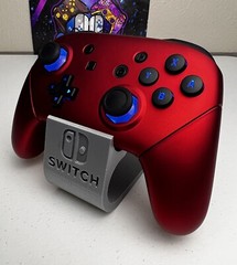 Scarlet Red – RGB LED – Custom Pro Controller for The Nintendo Switch Or PC