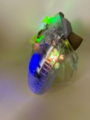 Microsoft Xbox One Controller – Ghost Cipher – with custom LED mod – Great GIFT
