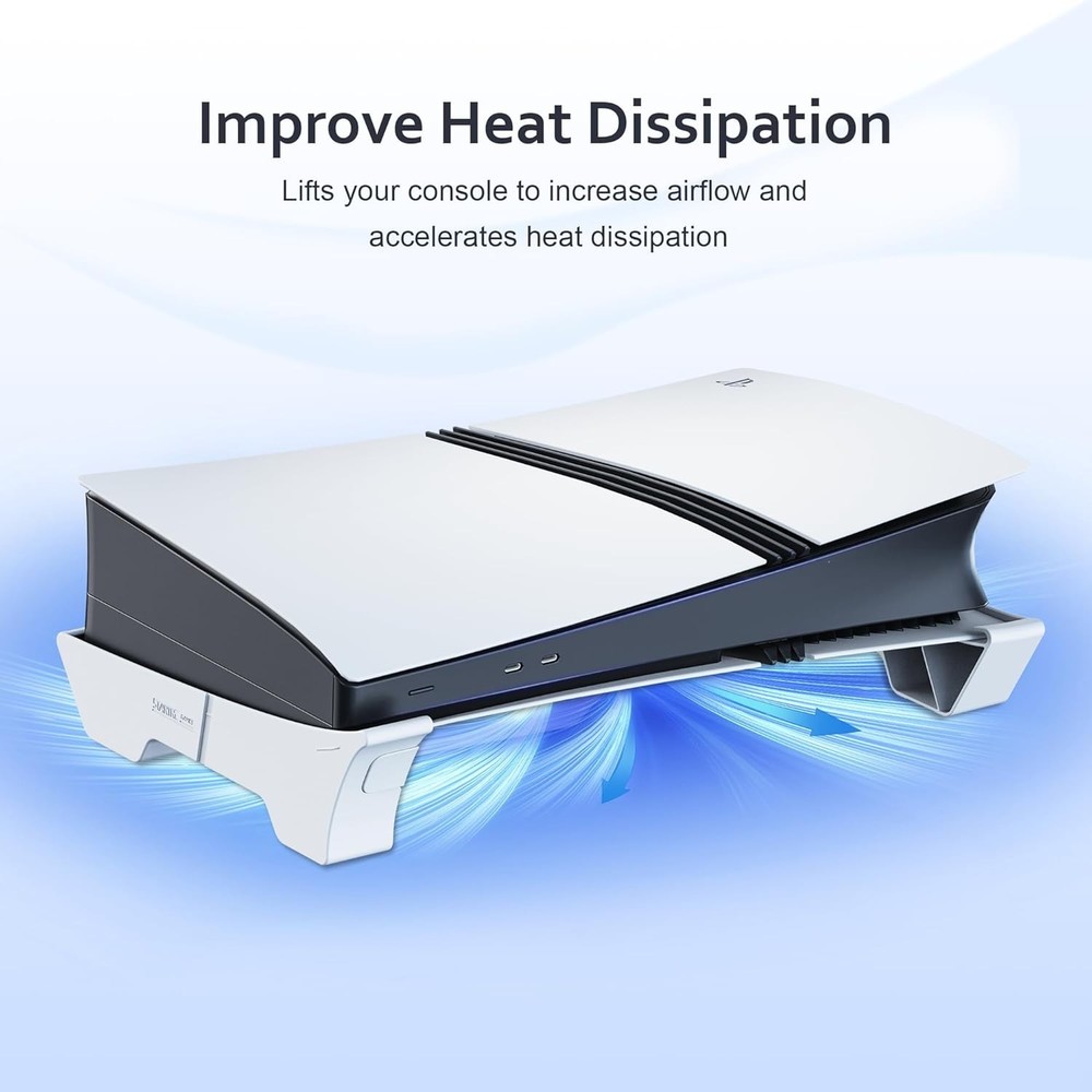 For PS5 Slim/PS5 PRO console desktop stand horizontal Stand base accessories