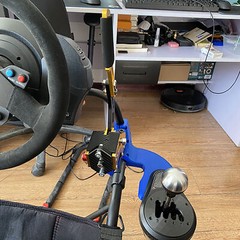 L/R Bracket Handbrake Stand for Playseat Challenger Seat Th8a Shifter Gear Lever