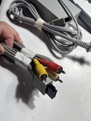OEM Nintendo Wii AC Adapter Sensor Bar AV Cable Bundle Untested As Is