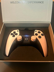 Custom PS5 controller from HyprControllers | Black & Pink | Hall effect sticks