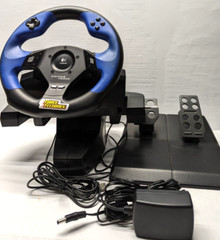Logitech Driving Force Feedback E-UC2 Steering Wheel for PS2/PS3/PC COMPLETE