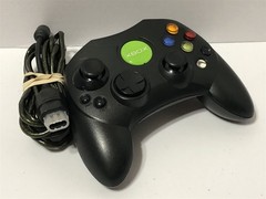 Original Microsoft Xbox Controller Wired Black S Type Style Official – Tested